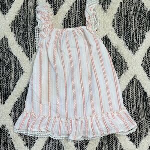 Rare Editions Red and White Dress Baby girls size 12mo